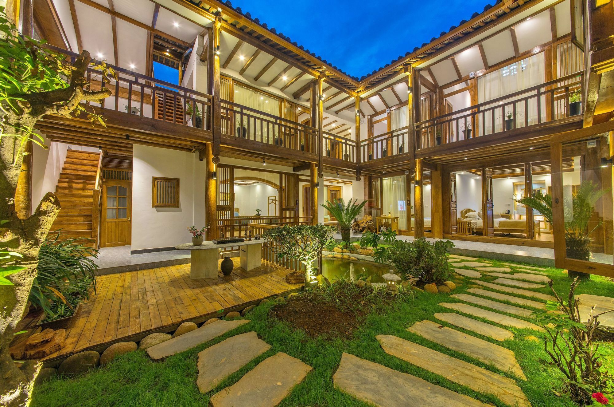 桐墅客栈 Lijiang Village House Экстерьер фото